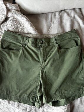 Patagonia Olive Green Women's Athletic Shorts
